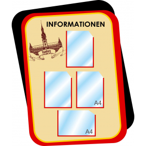 Стенд для кабинета немецкого языка Informationen (информация)