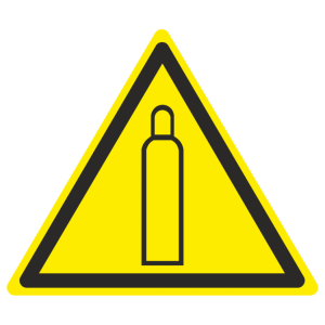 Знак безопасности светоотражающий W-19 «Газовый баллон»